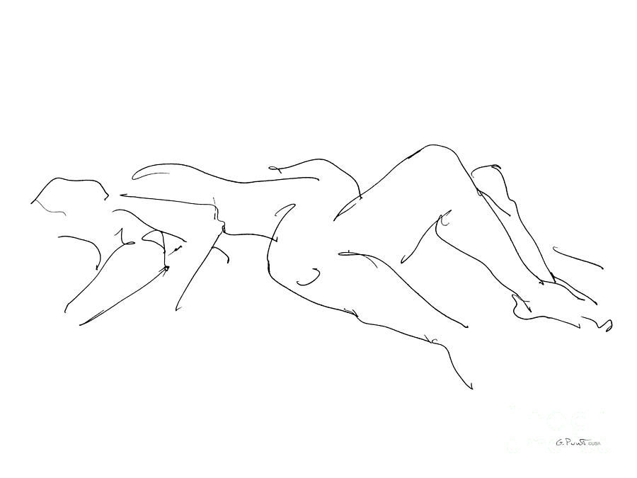 900x675 Couples Erotic Art 4 Drawing By Gordon Punt
