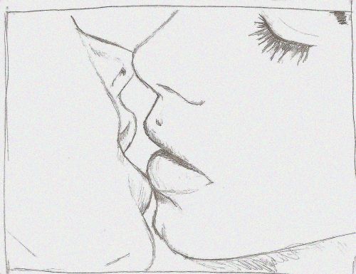 500x385 Kiss Me Hard Dolor Draw, Sketches And Artsy