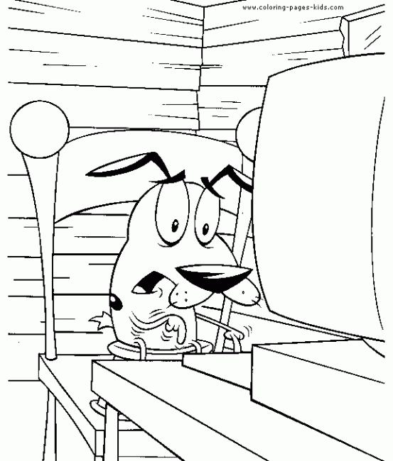 553x650 Courage The Cowardly Dog Coloring Pages 3 Nice Coloring Pages