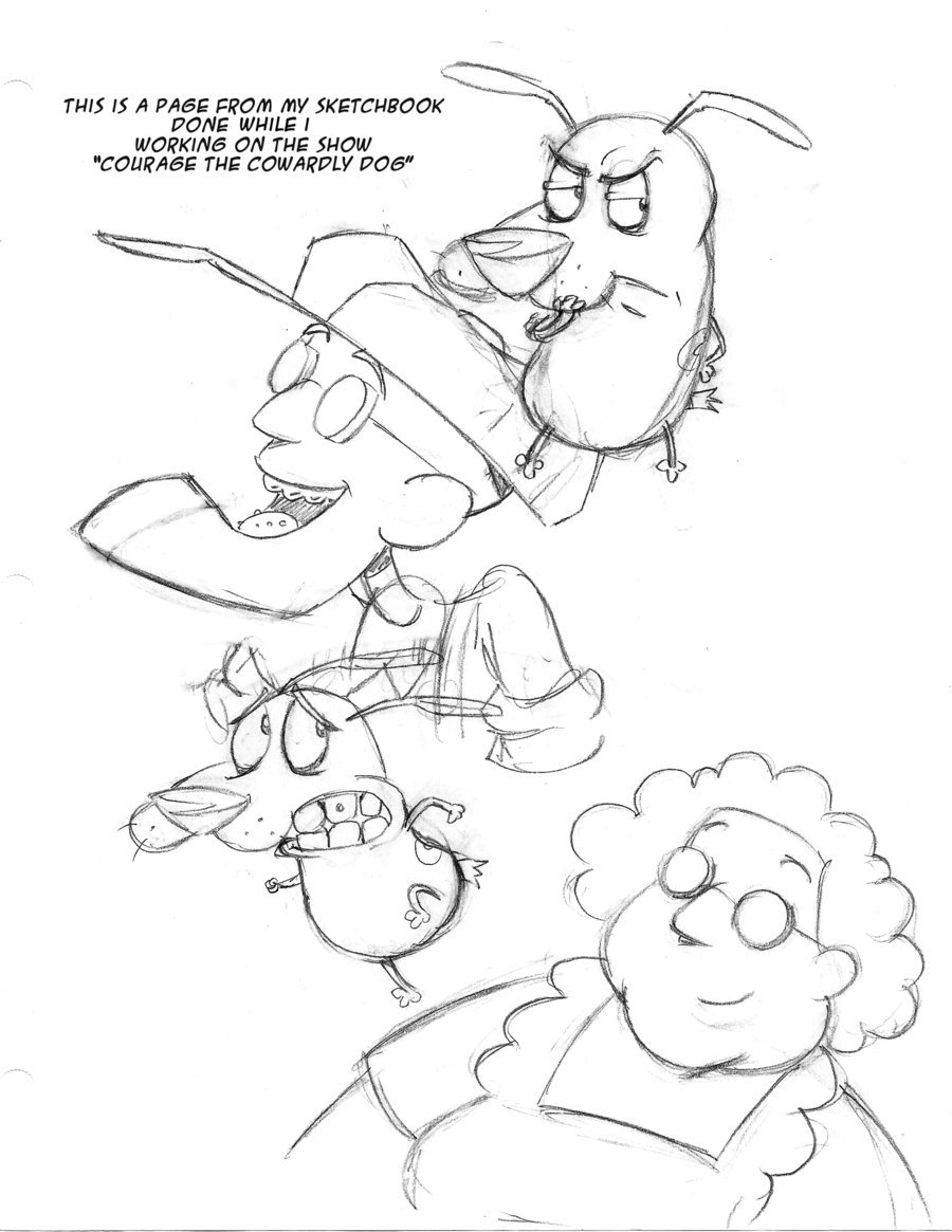 900x1165 Courage The Cowardly Dog By Jeffwildstar