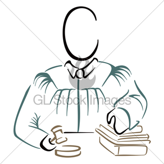 325x325 Judge Hammer And Law Nameplate Gl Stock Images