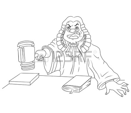 450x389 Black White Judge Man Royalty Free Cliparts, Vectors,