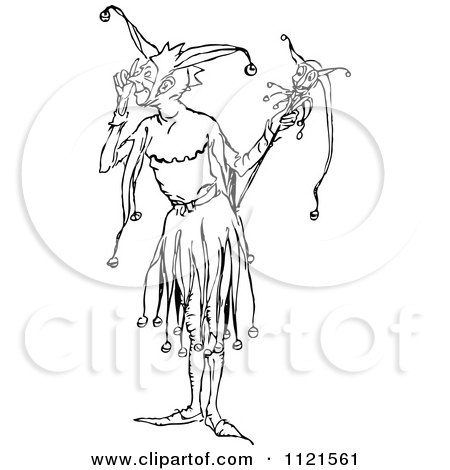 450x470 Royalty Free (Rf) Court Jester Clipart, Illustrations, Vector