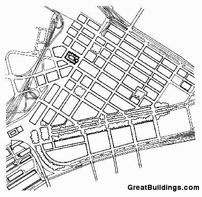 395x387 Great Buildings Drawing