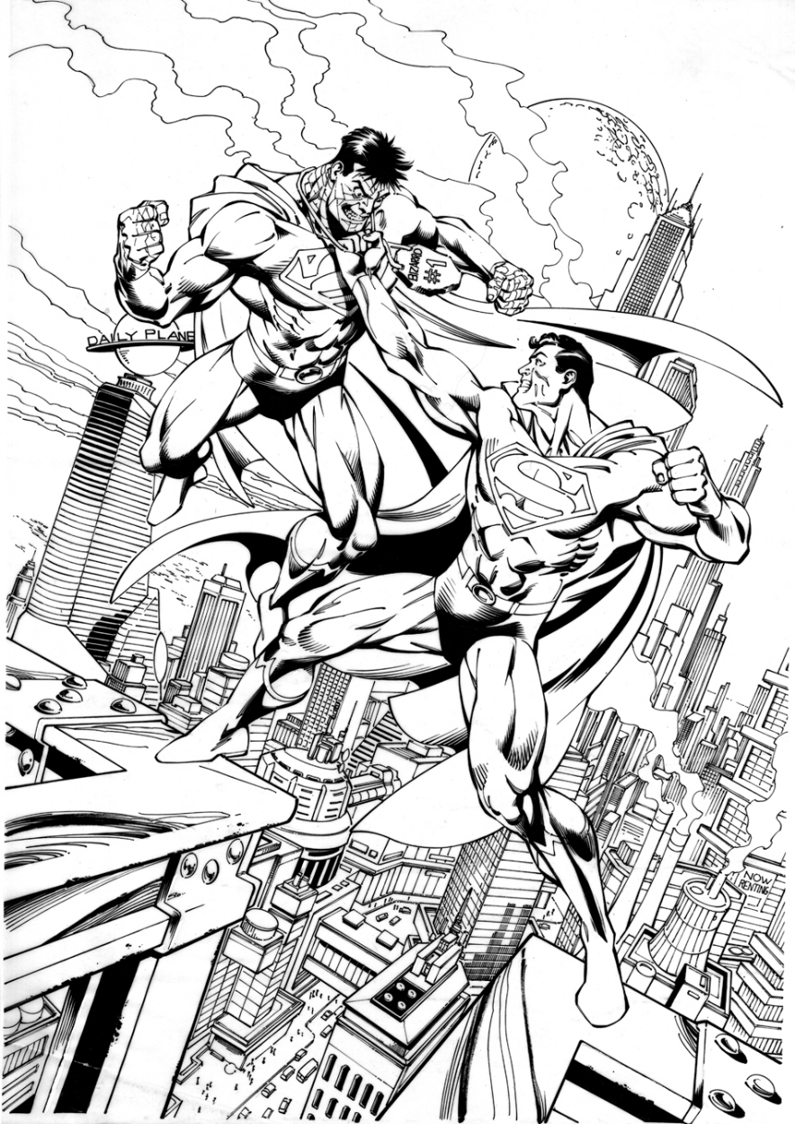 884x1250 Williams Garcia Lopez Back Issue 62 Cover Superman Bizarro,