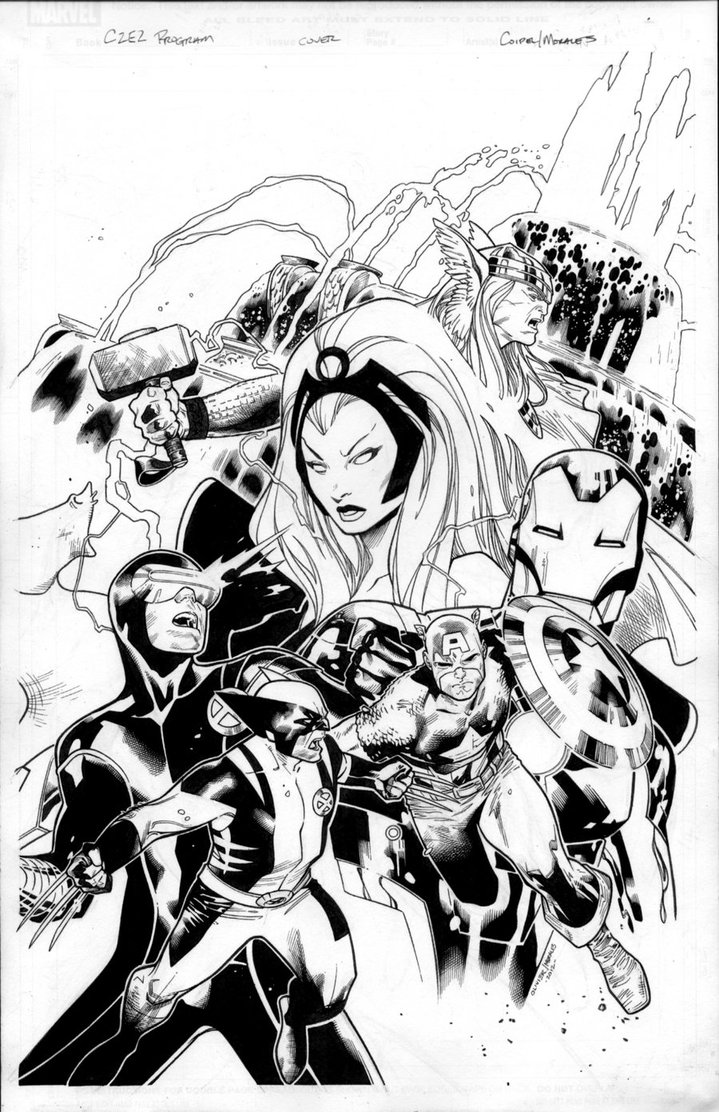 719x1112 C2e2 Program Cover By Markmorales On Line Art