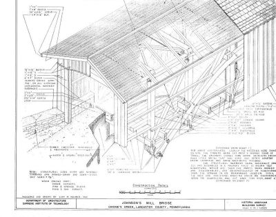 400x315 Johnson's Mill Covered Bridge 38 36 35x