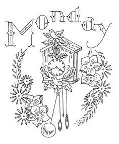 236x284 Covered Bridge Embroidery Transfer Pattern Embroidery