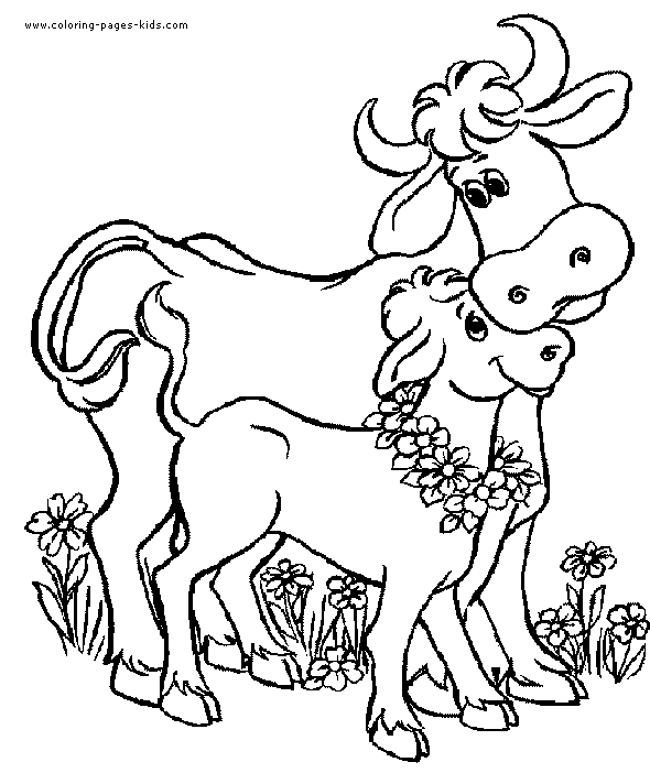 590x702 Cow Coloring Pages To Print Coloring Page For Kids
