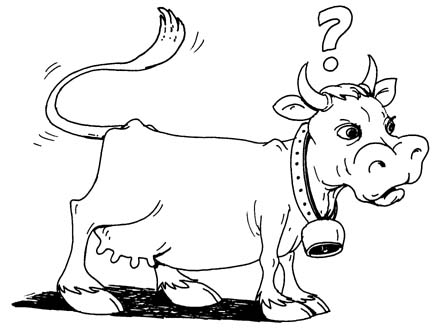 445x332 Gambar Cartoon Apik Wallpaper Cow Cartoon