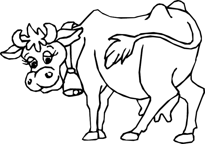 700x494 Colours Drawing Wallpaper Cute And Beautiful Cow Colour Drawing