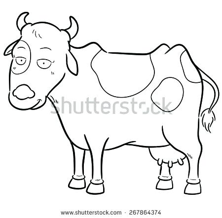 450x442 Cow Coloring Book Also Cow Coloring Pages 48