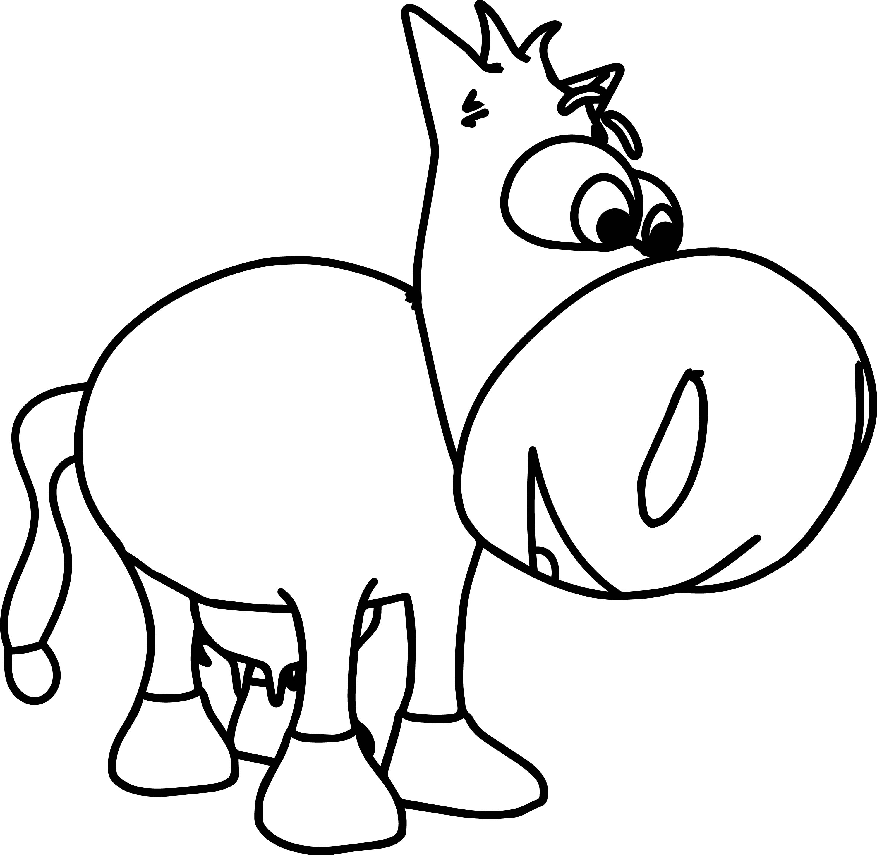 2997x2924 Cartoon Comic Cow Coloring Page Wecoloringpage