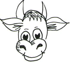 236x208 How To Draw Cartoon Cows Farm Animals Step By Step Drawing