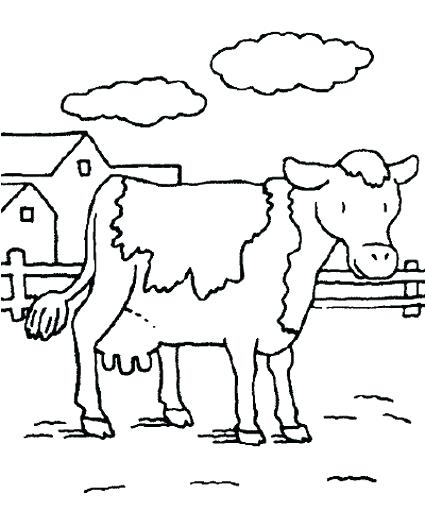 425x510 Best Of Cow Coloring Page Images Cow Coloring Pages For Kids Pics