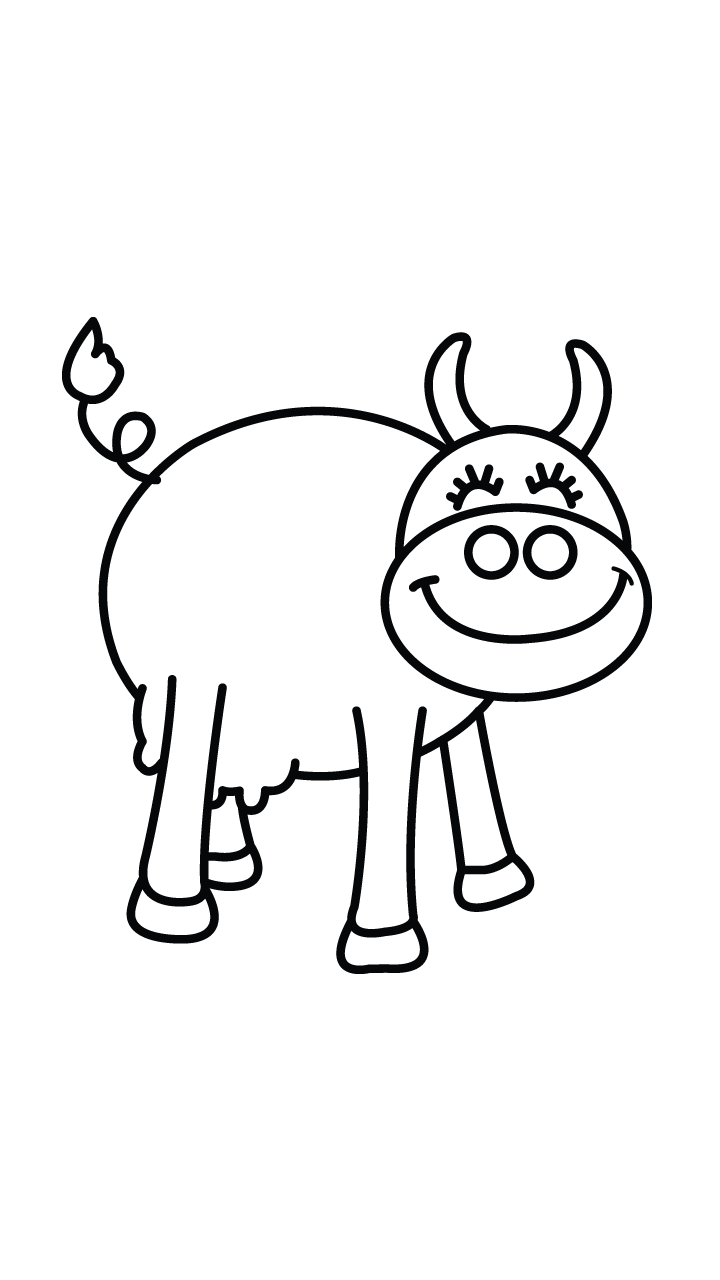 Cow Pictures Drawing at GetDrawings | Free download