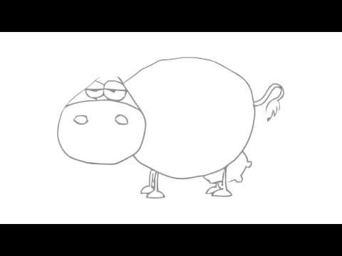 480x360 How To Draw A Cow Simple Easy Drawing Cartoon