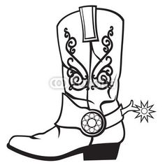 236x236 Cowboy Boot Clip Art