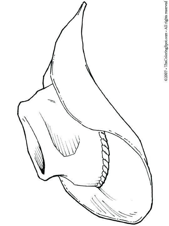 540x720 Cowboy Boots Coloring Pages Western Boots Coloring Page Cowboy Hat