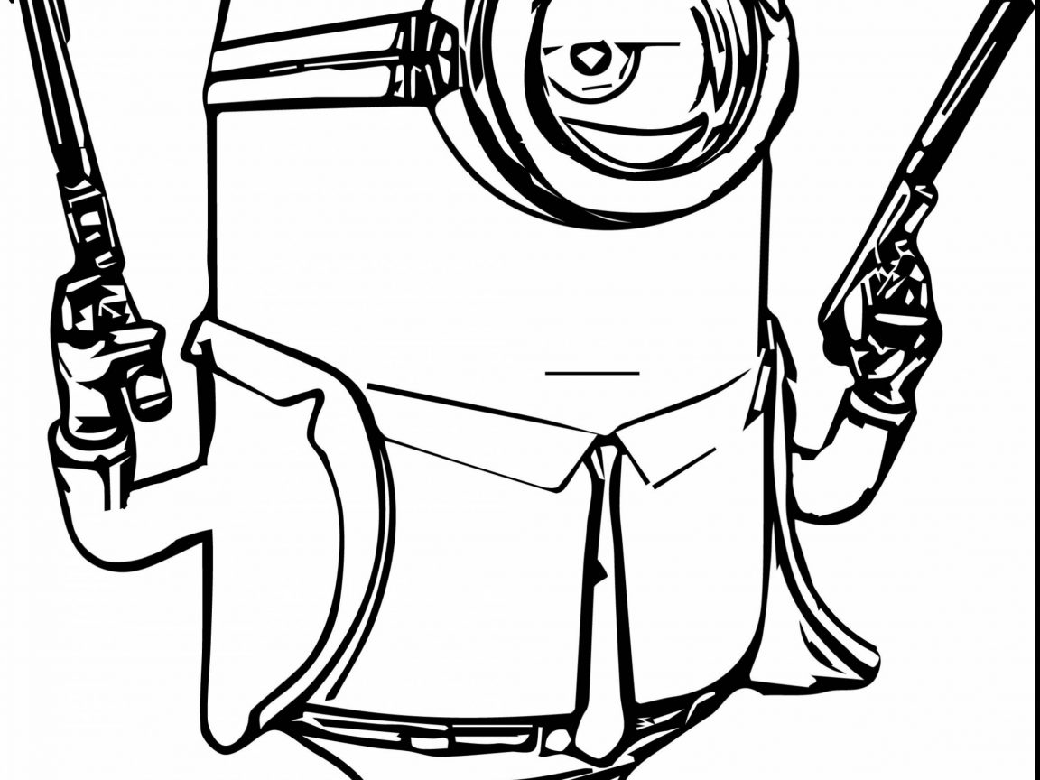 1152x864 Cartoon Minion Coloring Pages Free Printable Cartoons King Bob