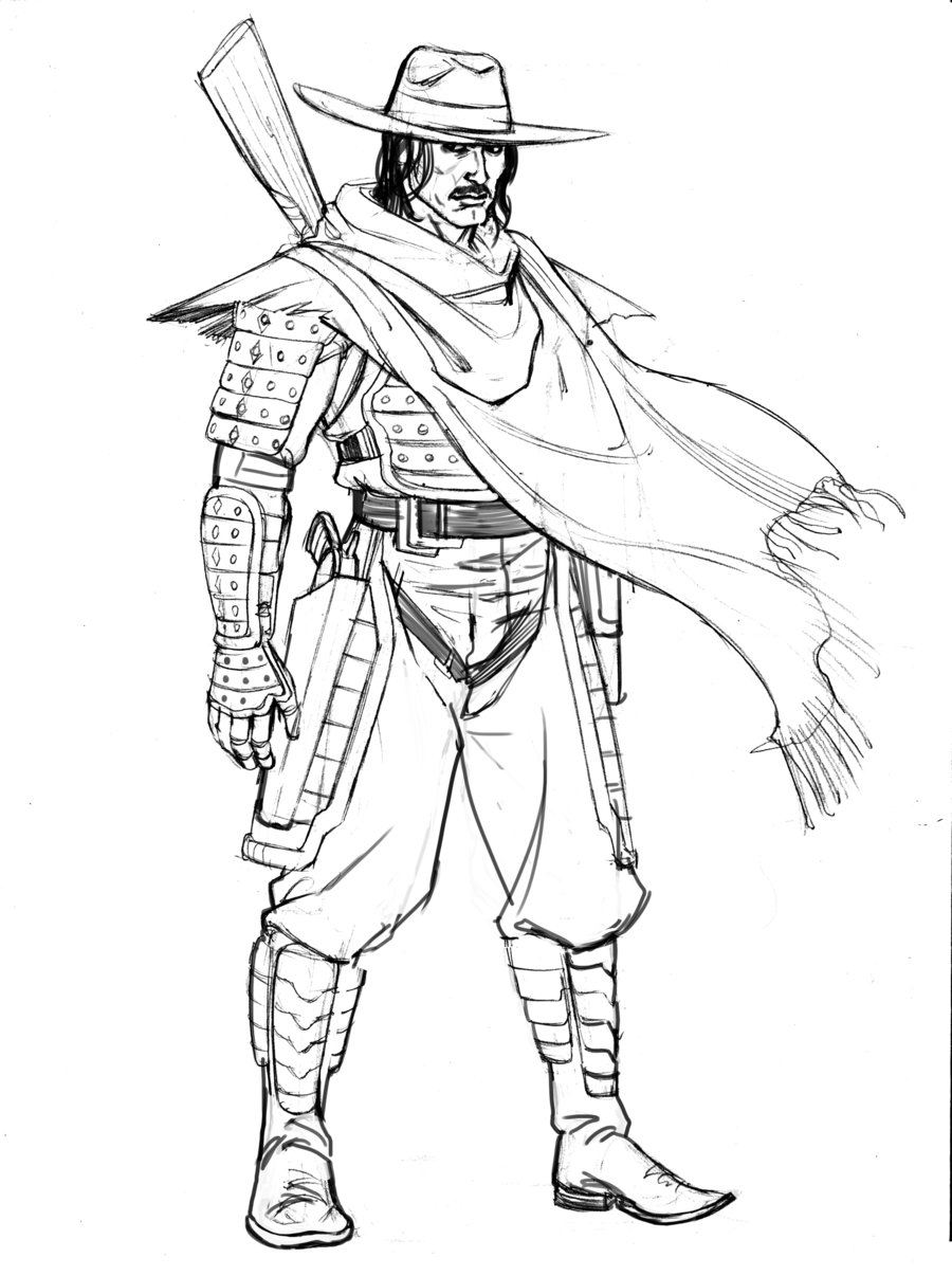 900x1206 Cowboy By Artoftu