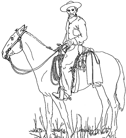 533x580 Cowboy Coloring Cowboy Coloring Pages For Kids