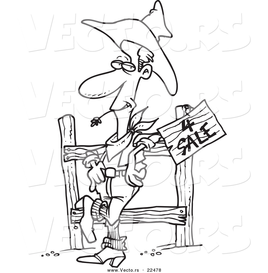 1024x1044 Picture Of A Cartoon Cowboy