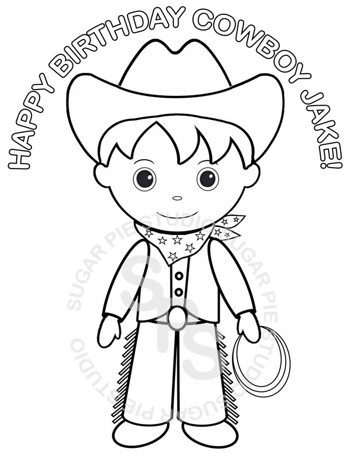 695x900 Personalized Printable Cowboy Birthday Party Favor Childrens Kids