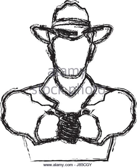 441x540 Cowboy Hat Stock Vector Images