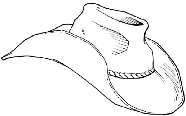 600x374 Cowboy Hat Free Coloring Pages On Art Coloring Pages