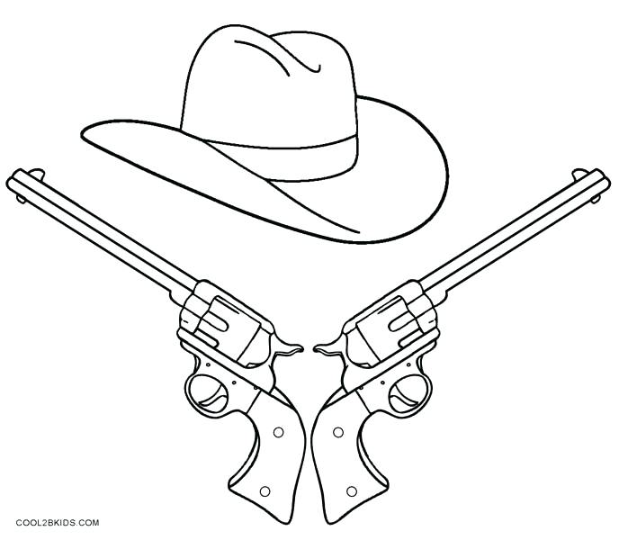 688x600 Cowboy Hat Coloring Page Cowboy Hats Coloring Pages Free Printable