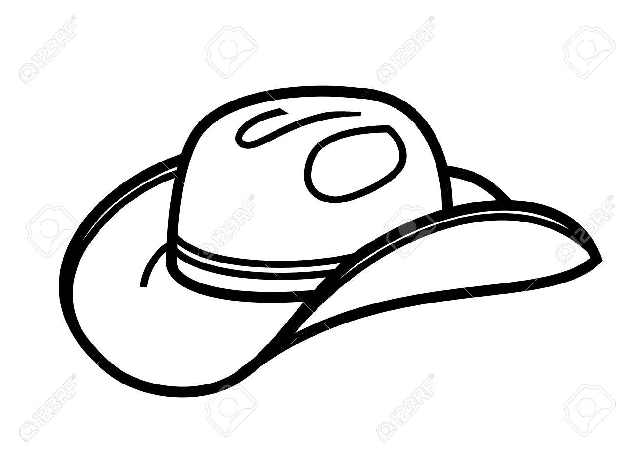 1300x953 Vector Black Cowboy Hat Icon On White Royalty Free Cliparts