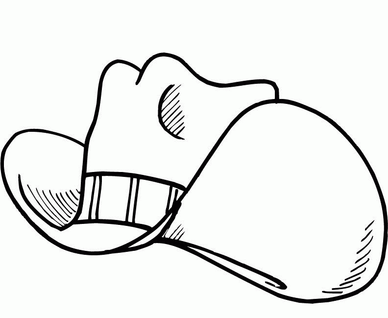 792x649 Cowboy Hat Coloring Page 507482