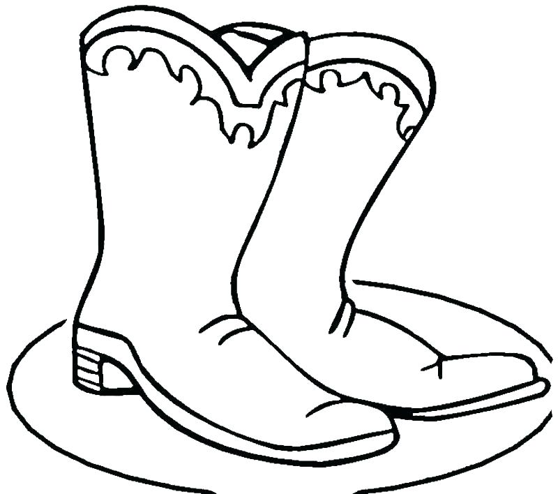 800x708 Cowboy Boot Coloring Page Western Coloring Pages Wild West