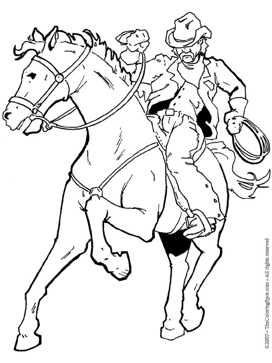 540x720 Cowboy Coloring Cowboy Coloring Pages For Kids