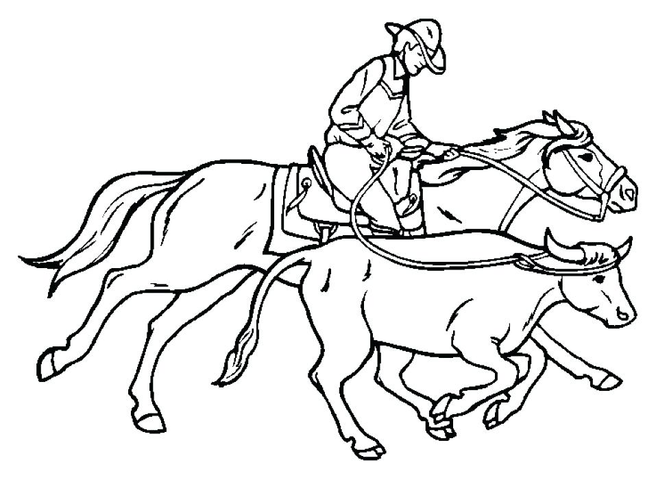 957x700 Cowboy Coloring Books Together With 91 Cowboy Coloring Pages