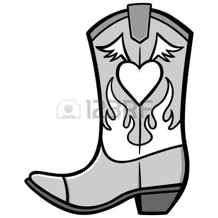 Cowgirl Boots Drawing at GetDrawings | Free download