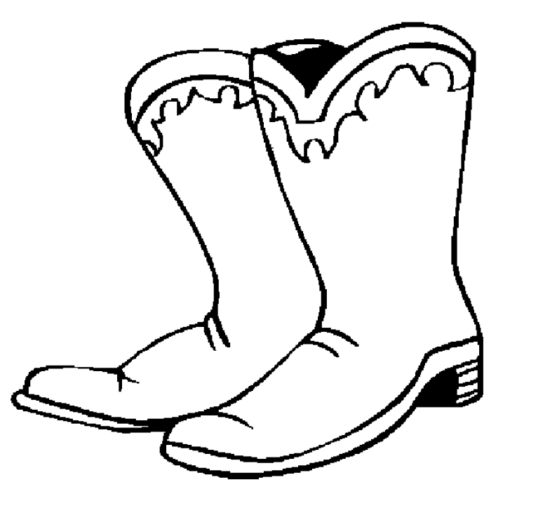 794x724 Cowboy Hat And Boots Coloring Pages Pict 93244