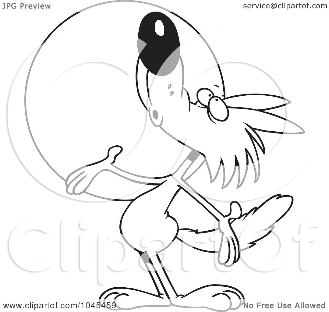 1080x1024 Royalty Free (Rf) Clip Art Illustration Of A Cartoon Black