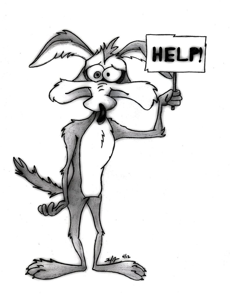 791x1011 Wile E. Coyote By Sketchingbrad