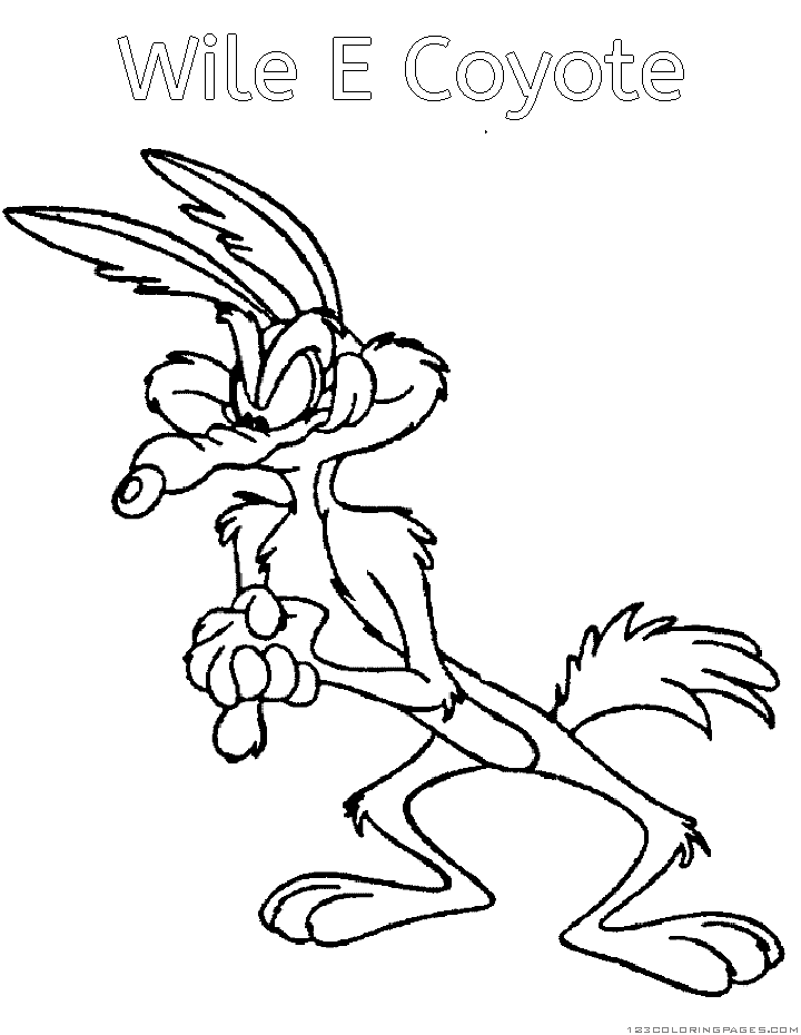 720x930 Wile Coyote And Road Runner Coloring Pages