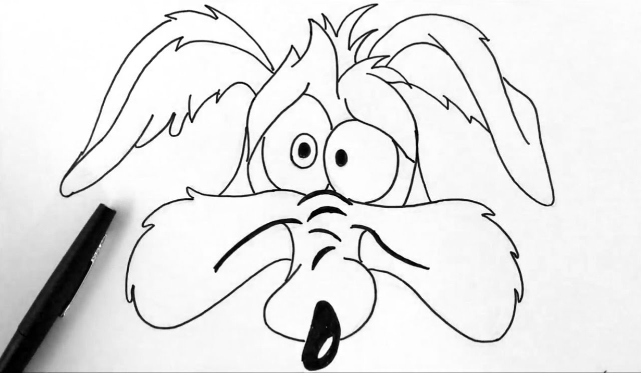 1280x745 Comment Dessiner Coyote (Looney Tunes)