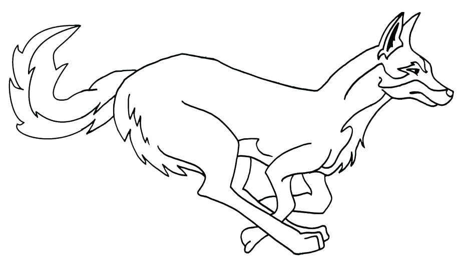 945x529 Coyote Head Coloring Page Free Printable Animals Howling Moon