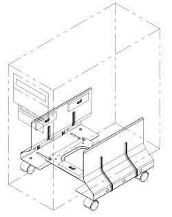 250x315 Ebco Cpu Stand