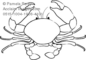 300x212 Line Drawing Of A Crab Clipart Amp Stock Photography Acclaim Images