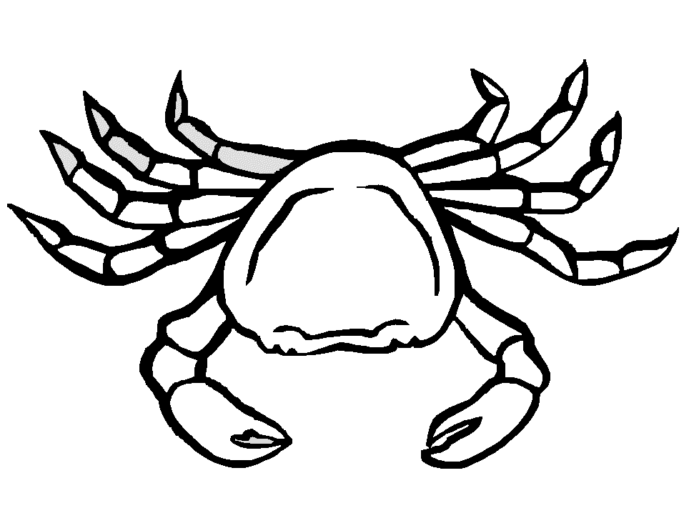 957x718 Crab Coloring Pages For Kids Moana Bday