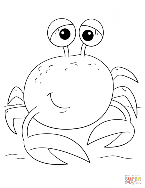 502x650 How To Draw Sea Crab And Tutorial Video Drawings For Kids