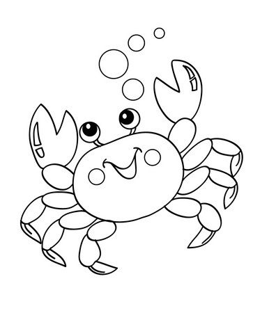 363x450 Top 10 Free Printable Crab Coloring Pages Online Child, Animal