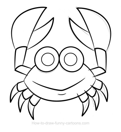 420x460 Crab Drawing (Sketching + Vector)