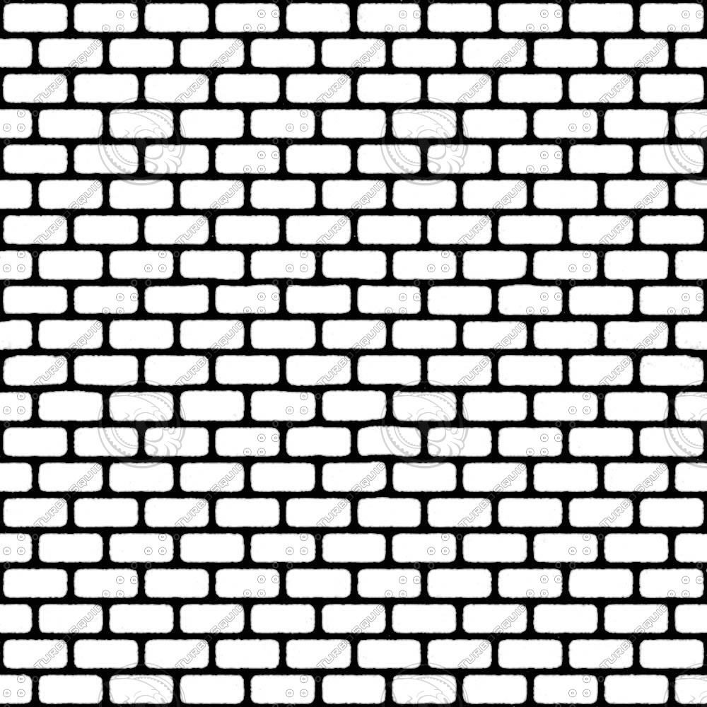 1000x1000 Home Design Brick Wall Drawing Black And White Fence Office
